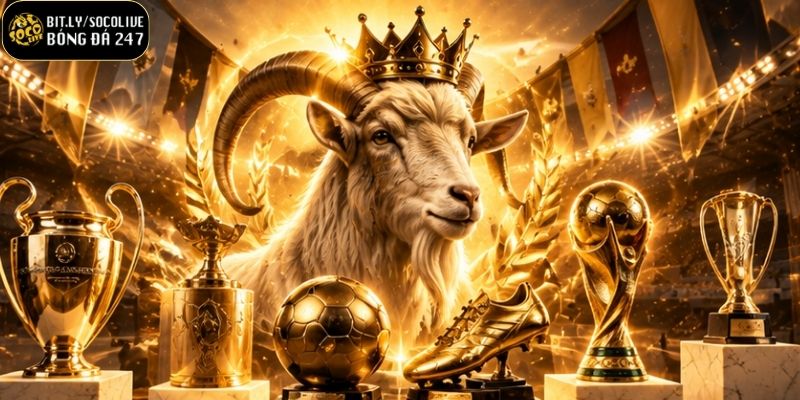 GOAT Là Gì? Giải Mã 3 Tiêu Chuẩn Định Danh Huyền Thoại 4 GOAT Là Gì? Giải Mã 3 Tiêu Chuẩn Định Danh Huyền Thoại